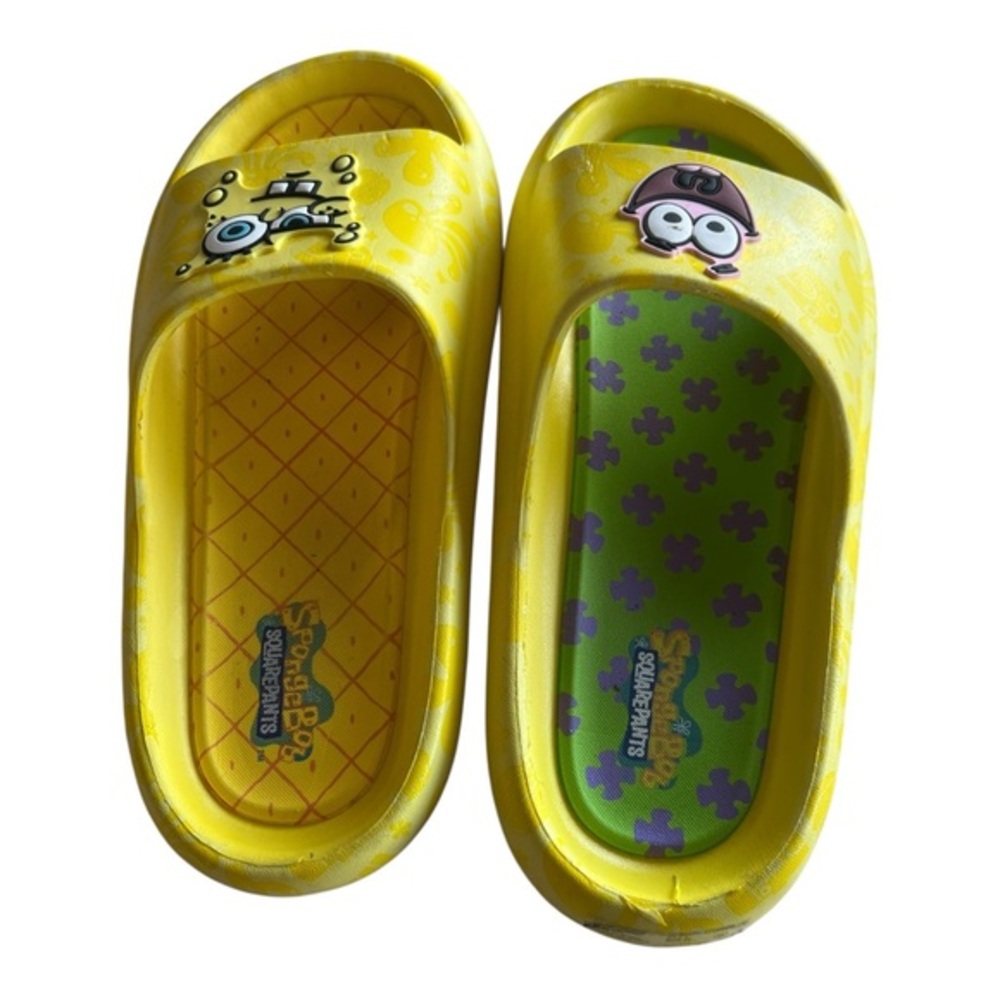 Nickelodeon SpongeBob SquarePants & Patrick Men's Comfort Slides Size 9